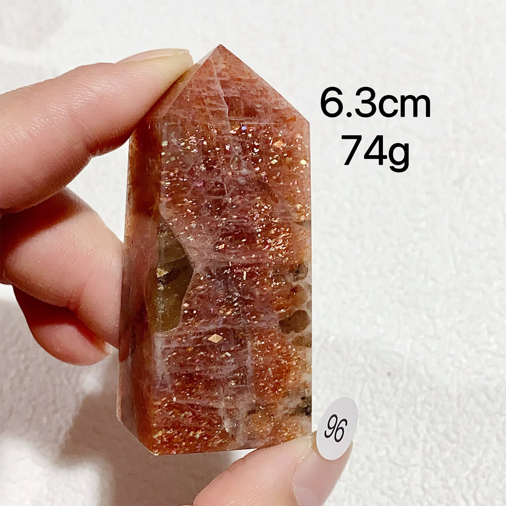 Natural Sunstone Crystal Tower