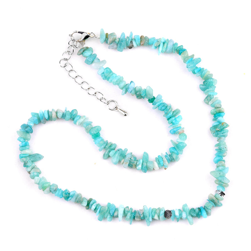 Crystal Chip Irregular Necklace