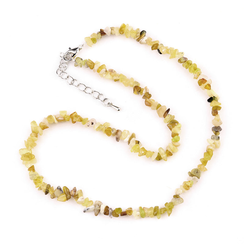 Crystal Chip Irregular Necklace