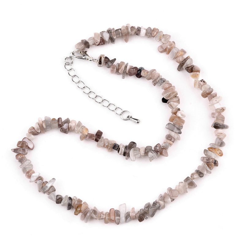 Crystal Chip Irregular Necklace