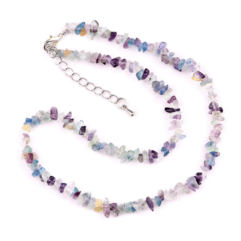 Crystal Chip Irregular Necklace