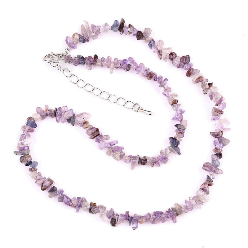 Crystal Chip Irregular Necklace