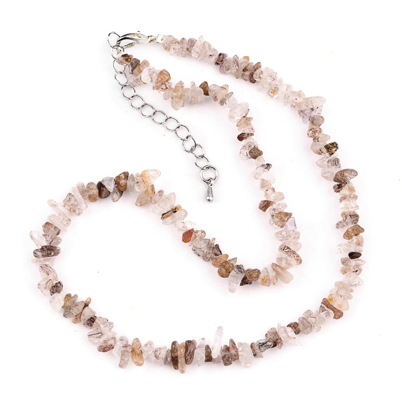 Crystal Chip Irregular Necklace