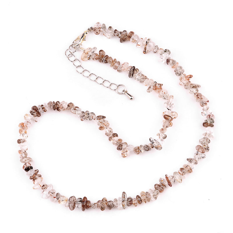 Crystal Chip Irregular Necklace