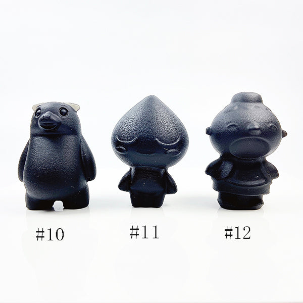 Natural Obsidian Carving Anime Cartoon Character The Office Free From