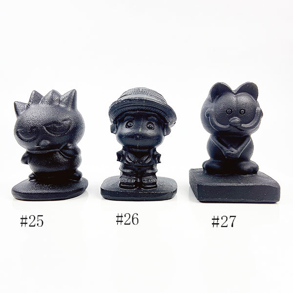 Natural Obsidian Carving Anime Cartoon Character The Office Free From