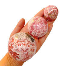 Load image into Gallery viewer, Rhodochrosite Stone Sphere Crystal Ball