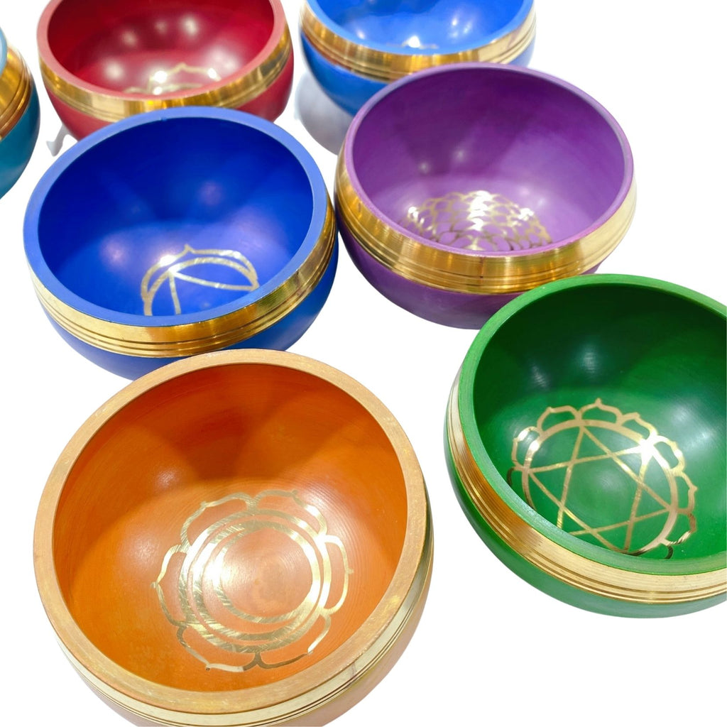 Seven 7 Chakras Singing Bowls