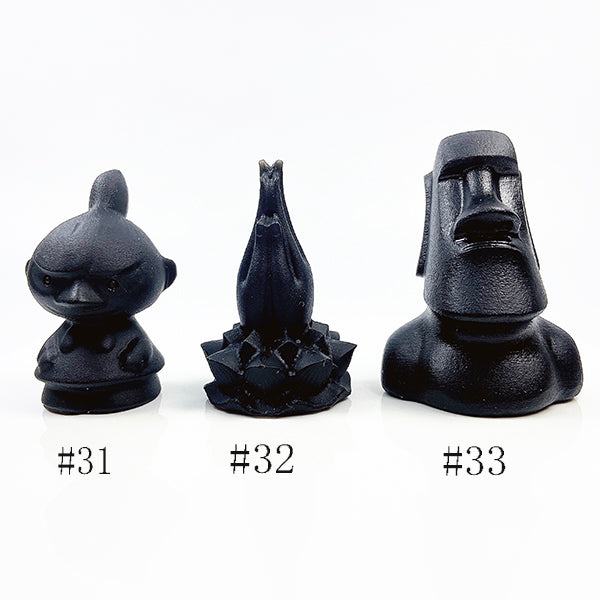 Natural Obsidian Carving Anime Cartoon Character The Office Free From