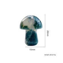 Load image into Gallery viewer, Mix Colorful Crystal Mushroom Stone Carving Home Tank Decoration