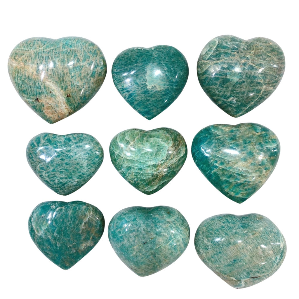 Natural Amazonite Stone Heart