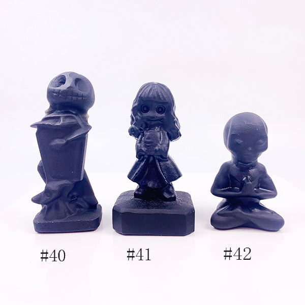 Natural Obsidian Carving Anime Cartoon Character The Office Free From