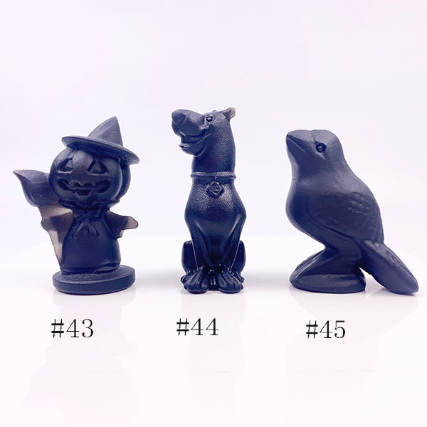 Natural Obsidian Carving Anime Cartoon Character The Office Free From