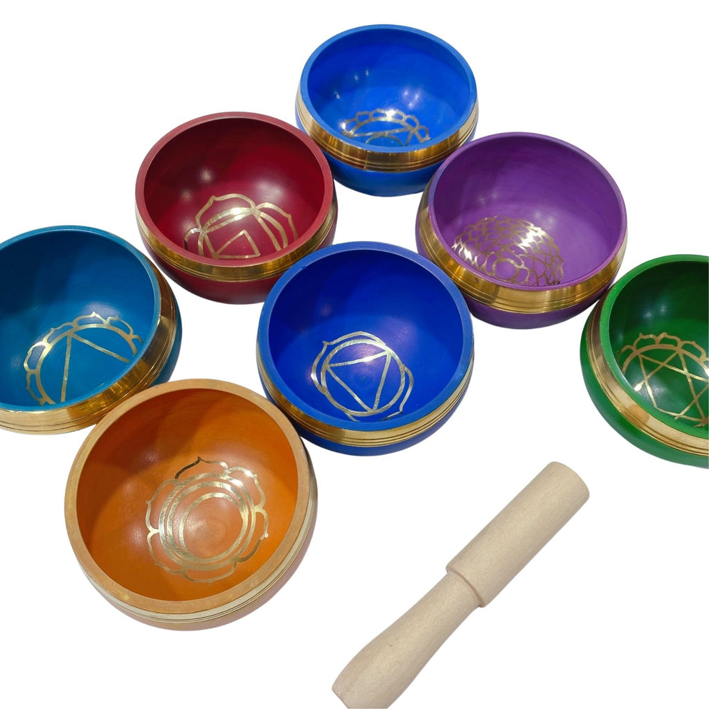 Seven 7 Chakras Singing Bowls