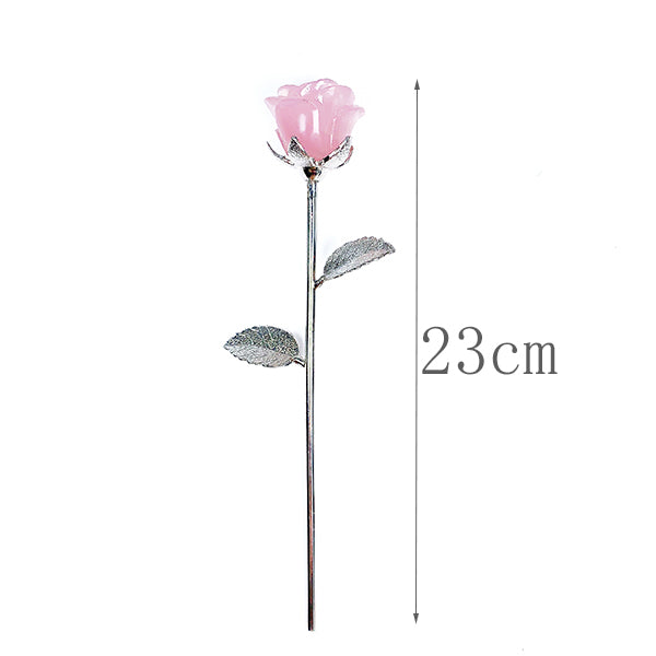 Different Material crystal rose flower