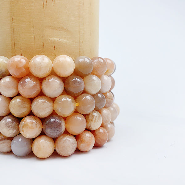 Peach Moonstone Bracelet