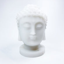 Load image into Gallery viewer, Obsidian and White Jade Buddha head