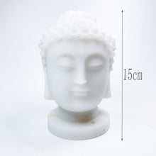 Load image into Gallery viewer, Obsidian and White Jade Buddha head