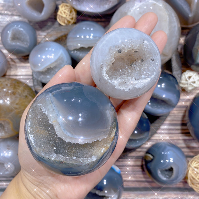 Sparkle Druzy Agate Sphere