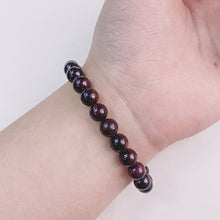 Load image into Gallery viewer, Astrophylite Garnet/Fireworks Garnet Bracelet