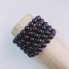 Load image into Gallery viewer, Astrophylite Garnet/Fireworks Garnet Bracelet