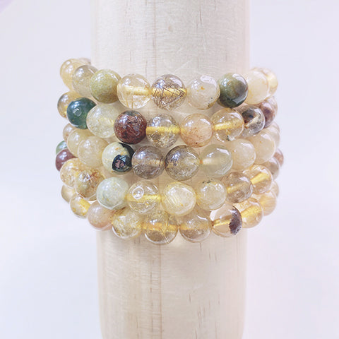 Rutilated Quartz Bracelet