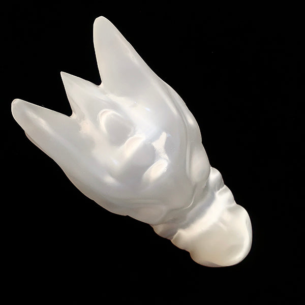 Selenite Dragon Head Carving