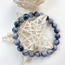 Load image into Gallery viewer, Snowflake Obsidian  Bracelet