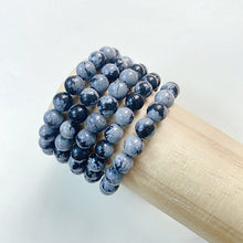 Load image into Gallery viewer, Snowflake Obsidian  Bracelet