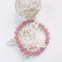 Load image into Gallery viewer, Lavender Rose Quartz Bracelet