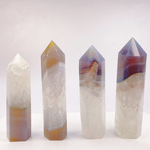 Load image into Gallery viewer, Beautiful Quartz Agate Tower/Point