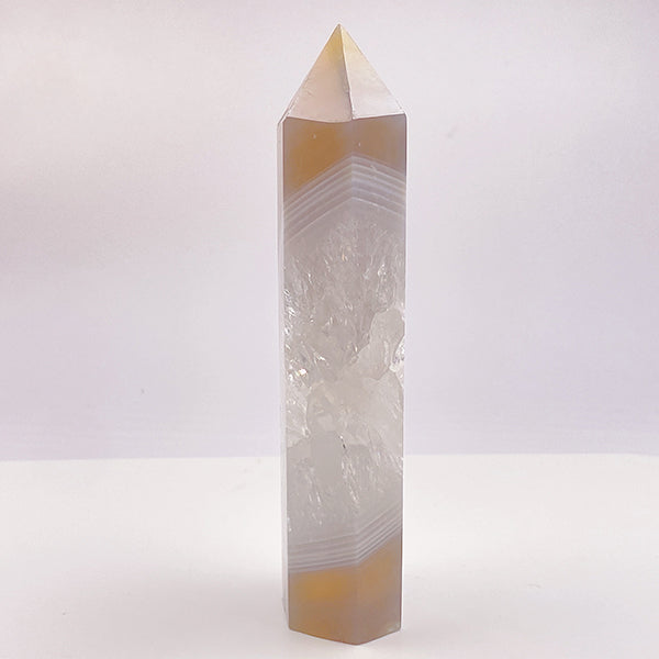 Beautiful Quartz Agate Tower/Point