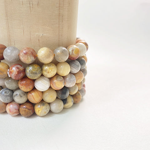 Crazy Lace Agate Bracelet