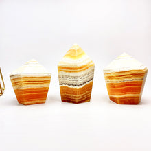 Load image into Gallery viewer, Natural Orange Calcite Cup Cake Tower