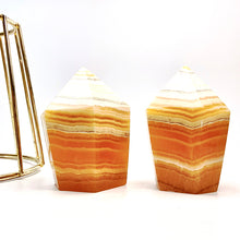 Load image into Gallery viewer, Natural Orange Calcite Cup Cake Tower