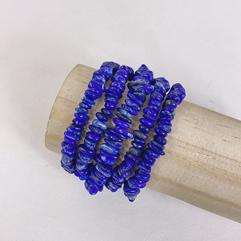 Lapis Lazuli Chip Bracelet