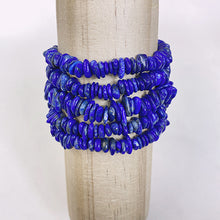 Load image into Gallery viewer, Lapis Lazuli Chip Bracelet