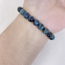 Load image into Gallery viewer, Blue Tiger Eye Bracelet