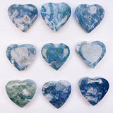 Beautiful Moss Agate Heart