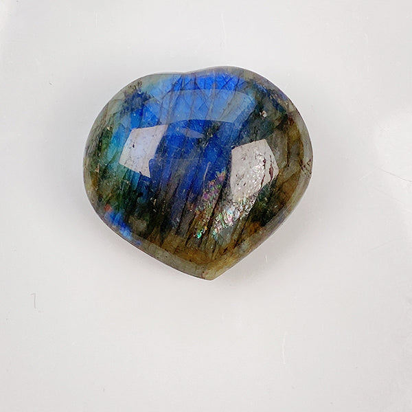 Beautiful Labradorite Heart