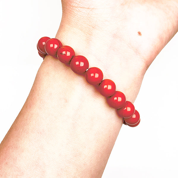 Beautiful  Red Jasper Bracelet