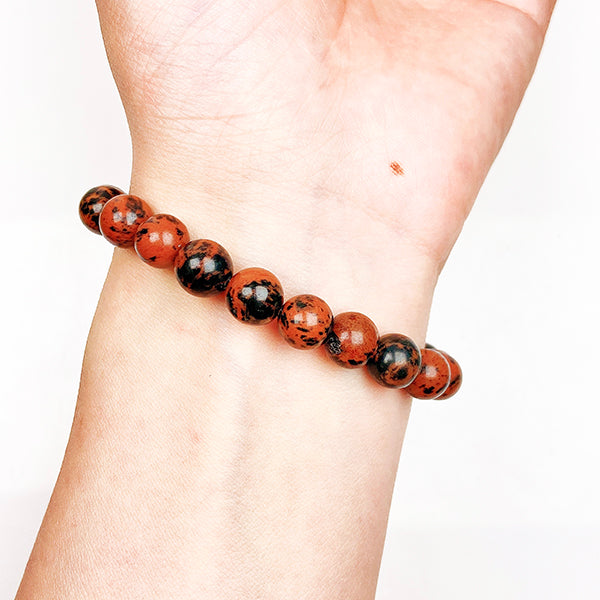 Beautiful Mahogany Obsidian  Bracelet