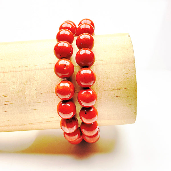 Beautiful  Red Jasper Bracelet