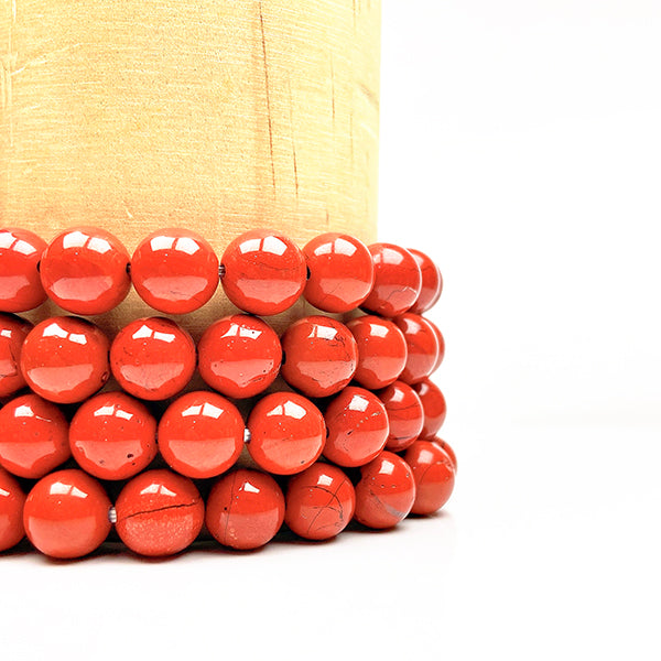 Beautiful  Red Jasper Bracelet