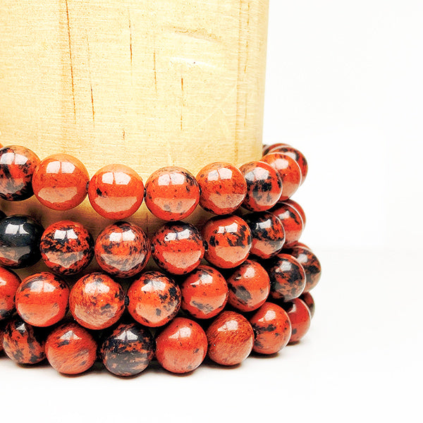 Beautiful Mahogany Obsidian  Bracelet