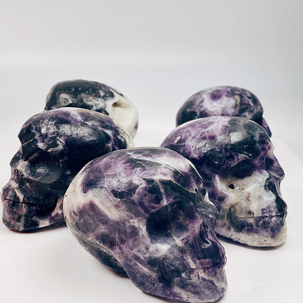 Beautiful Purple Sphalerite Skull