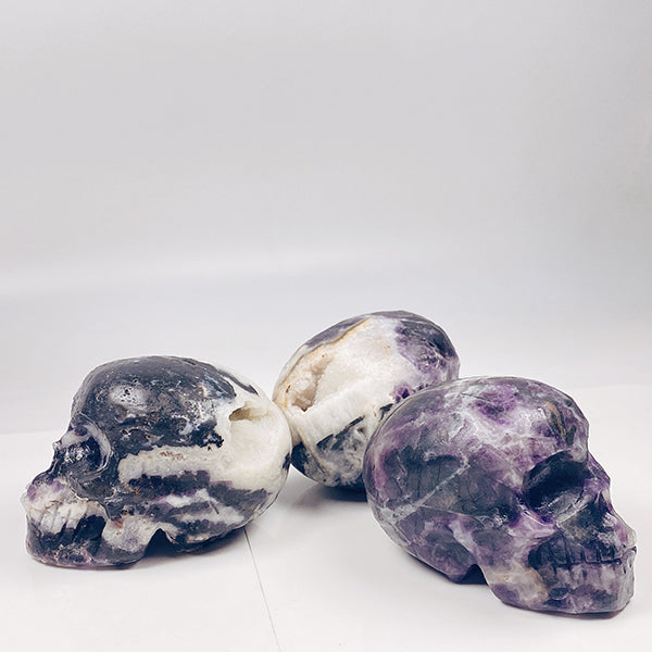 Beautiful Purple Sphalerite Skull