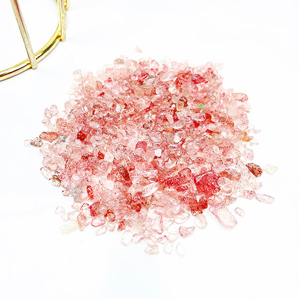 Natural Strawberry Quartz  Chip