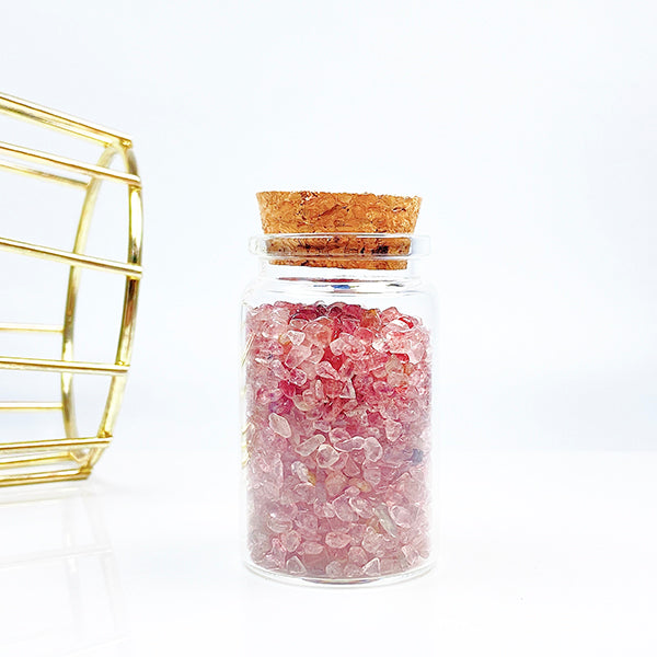 Natural Strawberry Quartz  Chip