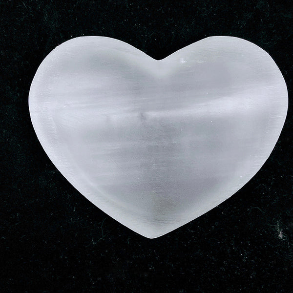 Beautiful Selenite Heart Bowl